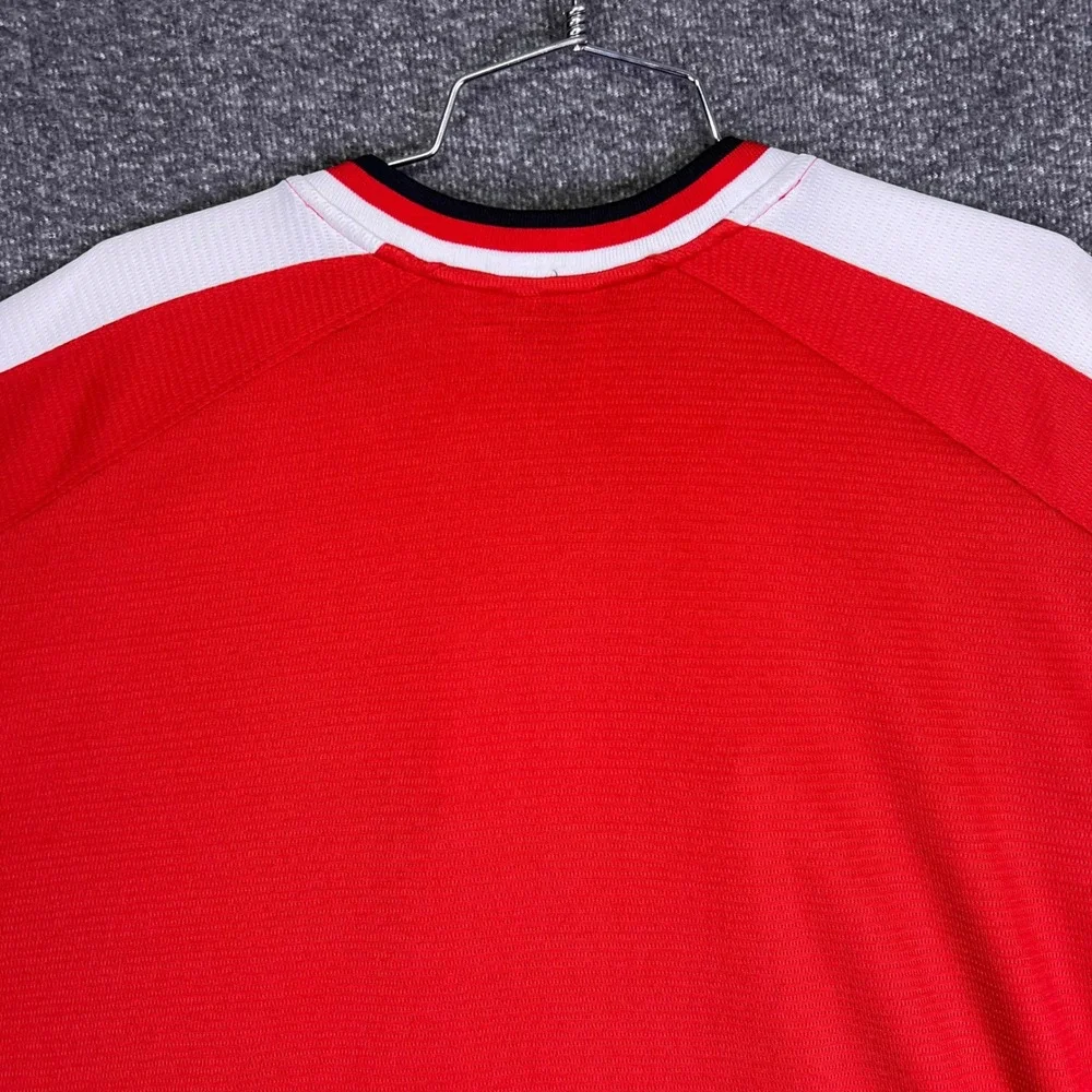 Majestic Cincinnati Reds Jersey Mens 2XL Red Colorblock Mr Redlegs MLB Pullover‎